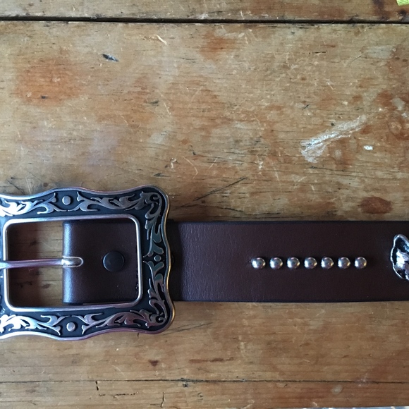 SmartPak NEW Leather-Stainless Fox Belt-Equestrian - Picture 1 of 8